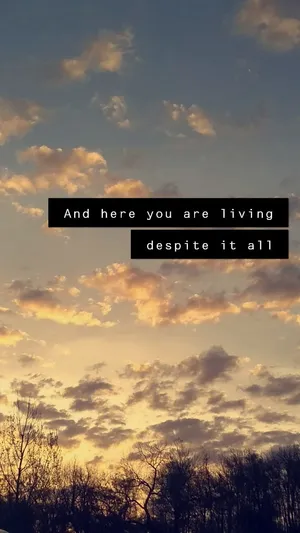 Sunset Aesthetic Tumblr Quotes Wallpaper