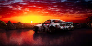 Sunset Drift Rx7 Wallpaper