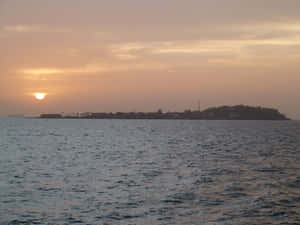 Sunset In Goree Wallpaper