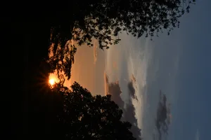 Sunset In Zambia Wallpaper