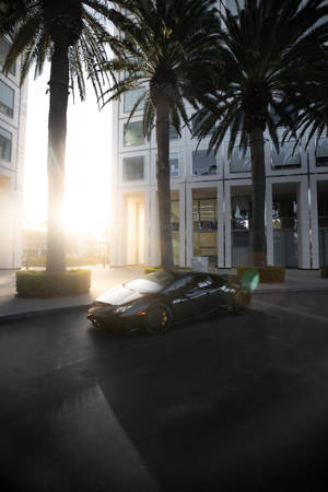 Sunset Lamborghini Galaxy Wallpaper