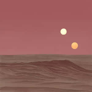 Sunset On Tatooine Wallpaper