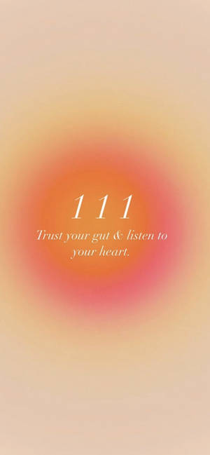 Sunset Orange Aura Aesthetic Wallpaper