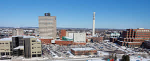 Sunset Over Downtown Moncton Wallpaper