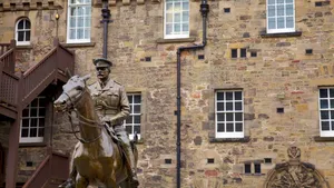 Sunset Over Edinburgh Castle Wallpaper