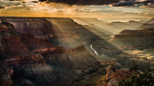 Sunset_ Over_ Grand_ Canyon_4 K Wallpaper