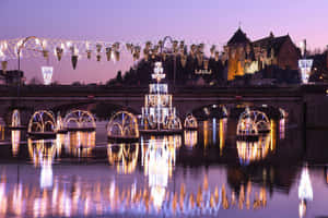 Sunset Over Laval Cityscape Wallpaper