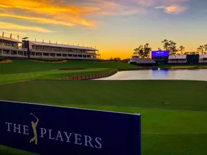 Sunset Over The Players Championship Golf Course Wallpaper