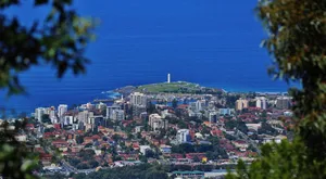 Sunset Over The Wollongong City Skyline Wallpaper