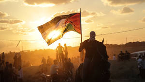 Sunset Palestine Scenery Wallpaper