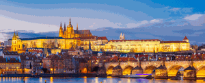 Sunset Prague Castle Wallpaper