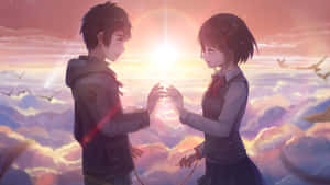 Sunset Promise In Anime Wallpaper