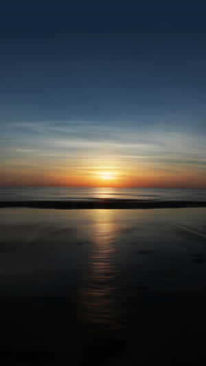 Sunset Reflection 900 X 1600 Wallpaper Wallpaper