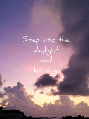 Sunset Sky Let It Go Wallpaper