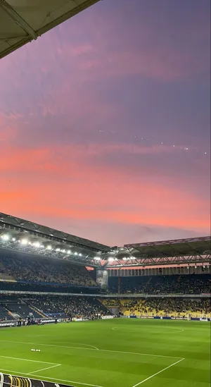 Sunset Soccer Stadium Ambiance.jpg Wallpaper