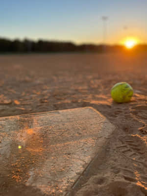 Sunset Softball Field Aesthetic.jpg Wallpaper