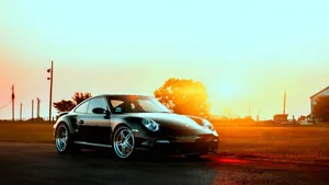 Sunset Top 10 Car Porsche 911 Wallpaper