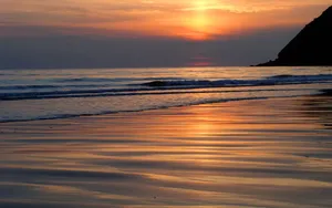 Sunset View On Horizon Wallpaper