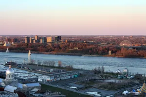 Sunset View Over Longueuil Wallpaper