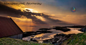 Sunsetin Haugesund Norway Wallpaper