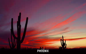 Sunsets Over Phoenix Arizona Wallpaper