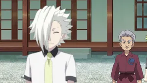 Suoh Genji Smiling Character Traditional Setting Wallpaper