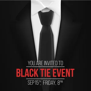 Super Chic And Stylish Black Tie Event Wallpaper