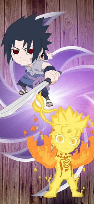 Super Cute Chibi Naruto! Wallpaper