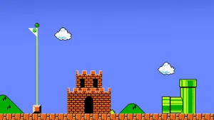 Super Mario Zoom Background Wallpaper