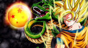 Super_ Saiyan_and_ Dragon_ Ball_ Wish_ Granter Wallpaper