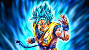 Super Saiyan Blue Goku Power Up Wallpaper