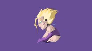 Super Saiyan Gohan Profile Wallpaper