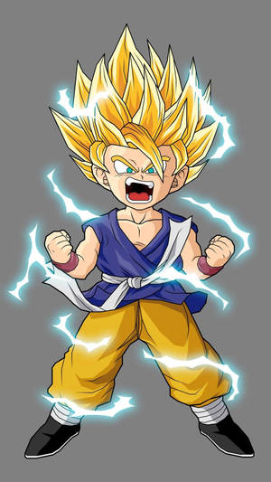 Super Saiyan Goten Dragon Ball Z Iphone Wallpaper