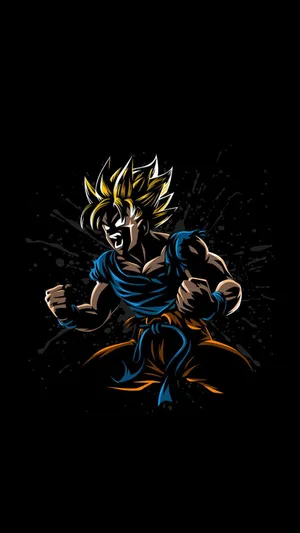 Super Saiyan Power Workout Wallpaper