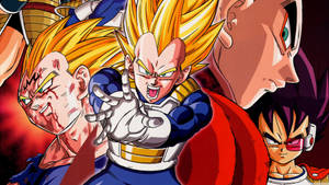 Super Saiyan Vegeta Unleashes His Power! Wallpaper