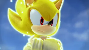 Super Sonic Power Up Wallpaper