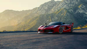 Supercar Red Ferrari Fxx-k Wallpaper