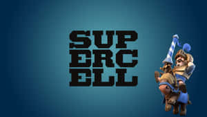 Supercell Logo With Characters Wallpaper