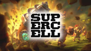 Supercell Logo With Characters Wallpaper