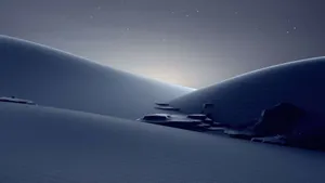 Superficial Rocks On Sand Wallpaper