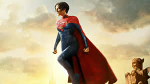 Supergirl Sasha Calle Standing Tall Wallpaper