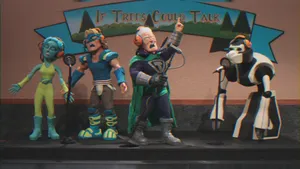Superhero Band In Supermansion Wallpaper