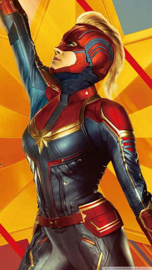 Superhero Carol Danvers A.k.a. Captain Marvel Wallpaper