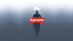 Superhero Supreme Goku Silhouette Wallpaper