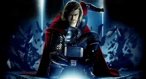 Superhero Thor Stormbreaker Weapon Wallpaper