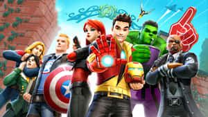 Superheroes Assemble! Join Marvel's Avengers For The Ultimate Adventure! Wallpaper