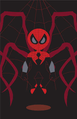 Superior Spider-man Swinging Into Action Wallpaper