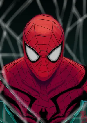 Superior Spider-man Swinging Into Action Wallpaper