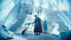 Superman 2025 Fortress Scene Wallpaper