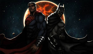 Superman And Batman Of Dc Comics Wallpaper